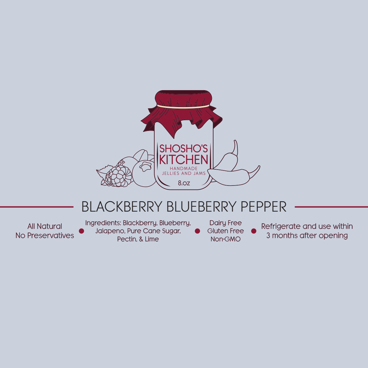 Blackberry Blueberry Pepper